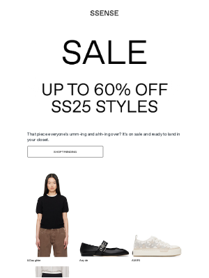 SSENSE - Sale: Your Short Cut to What’s Hot
