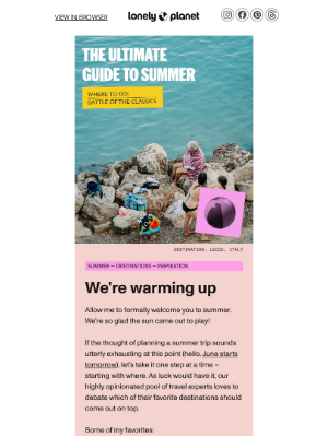 Lonely Planet - Introducing: The Ultimate Guide to Summer