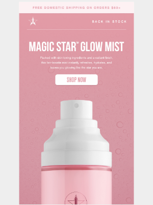 Jeffree Star Cosmetics - Restocked: Magic Star Glow Face Mist 💦
