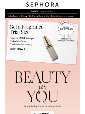 Sephora - New & POPULAR 🏆 Tell the group chat.