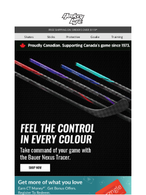 Pro Hockey Life - Own the ice 🏒with the Bauer Nexus Tracer