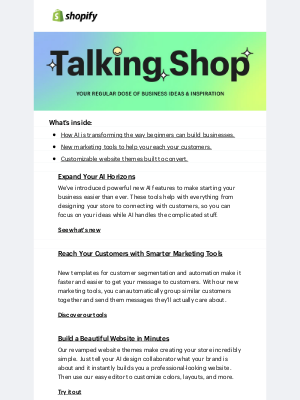 Shopify - 🤖 New AI tools for you