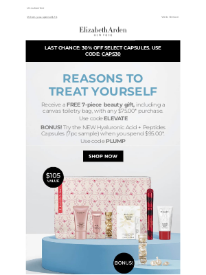 Elizabeth Arden USA - A beauty bonus with your next order