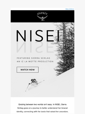 Osprey Packs - NISEI, a story by Sierra Schlag