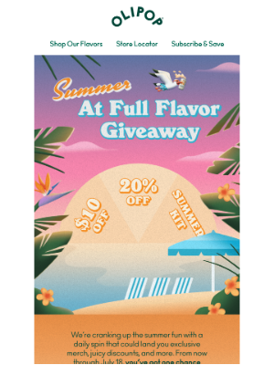 OLIPOP - Spin into Summer Surprises ☀️🎁