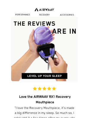 AIRWAAV - the Recovery reviews are in