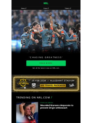 NSW Rugby League (Australia) - A Night to Remember: Blues' Historic Win 💙