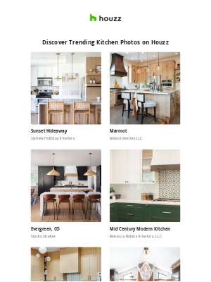 Houzz - These 10 Kitchen Photos Are Trending This Week