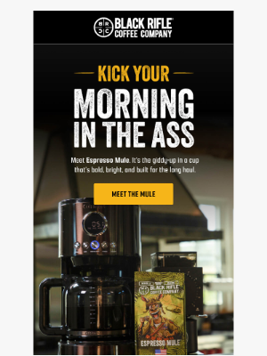 Black Rifle Coffee - Meet The Espresso Mule 🫏