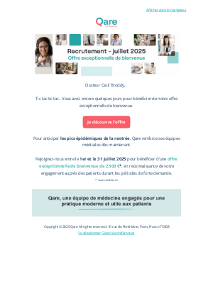 Qare (France) - Tic tac tic tac, plus que quelques jours pour en profiter !