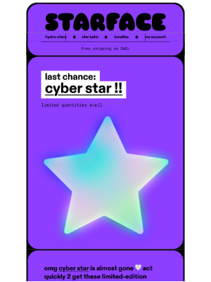 Starface World - LAST CHANCE: CYBER STAR 💿👀