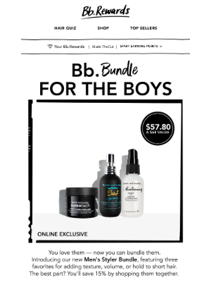 Bumble & Bumble - Bigger. Better. Bundles of your Bb.Faves (for less).