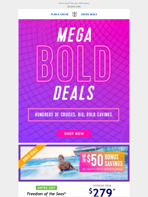 Royal Caribbean Cruises - BIG NEWS: Cruises from $279 just hit the deck