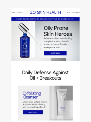 ZO Skin Health - The ZO® Oily Skin Heroes