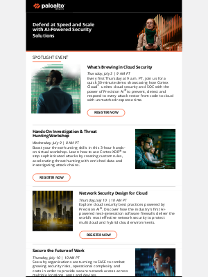 Palo Alto Networks - Transform your security posture with AI driven solutions.