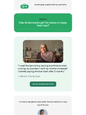 Kiva - 👀 How do borrowers repay loans? Answers inside.