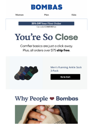 Bombas - Your Cart Is Waiting