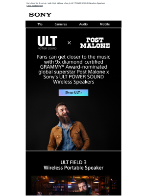 Sony - Experience Post Malone Like Never Before | ULT POWER SOUND
