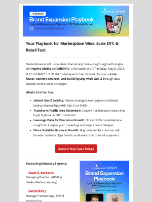 Hawke Media - SHEIN Marketplace Secrets: Your Shortcut to Success