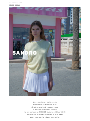Sandro (France) - Pré-collection Automne / Hiver 2025