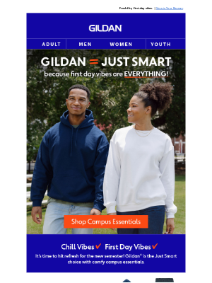 Gildan - Back-to-school Must-Haves!