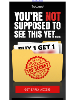 TruWood - Don’t tell anyone you saw this 😬