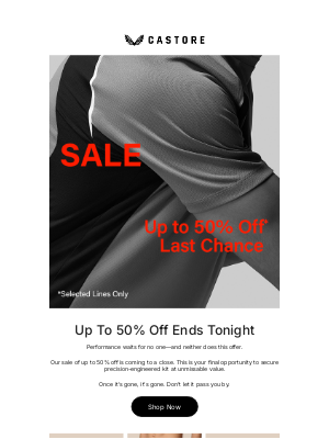 Castore - SALE | Ends Tonight
