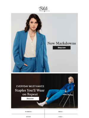 BHFO - New Markdown Alert: Shop Now!