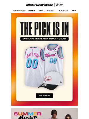 Miami Heat - We made the pick—now grab the gear🔥