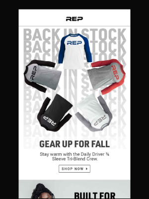 REP Fitness - Fall Favorites Are Back in Stock
