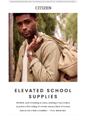 Citizen Watch Company - Stylish and Sustainable BTS Styles 🎒⌚