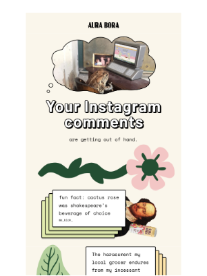 Aura Bora - These comments, we love them