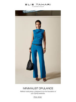 Elie Tahari - A New Hue in Knitwear