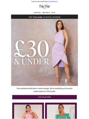 Chi Chi London - £30 & Under 🤩