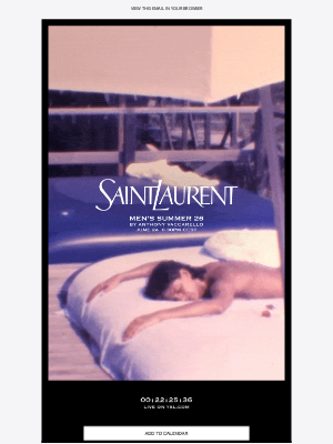 Yves Saint Laurent - Men’s Summer 26 Show