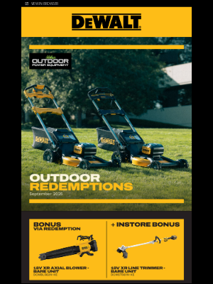 Dewalt (AU) - Is your yard ready for spring?