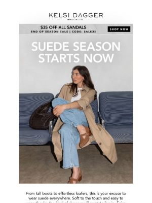 Kelsi Dagger BK - New Arrivals: Suede For Fall 🍁