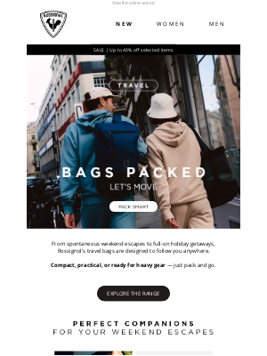 Group Rossignol - 🎒 Travel light or travel far — we’ve got your bag