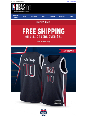Los Angeles Lakers - JUST LAUNCHED: Get Your USA Basketball Jersey Now