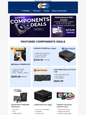 Newegg - 🖥️ Desktop CPUs, GPUS, Power Supplies: Upgrade Your Rig Today!