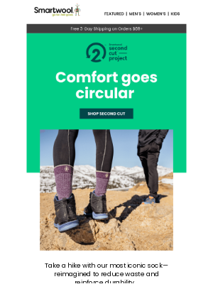 Smartwool - Help reduce waste, one hike at a time.