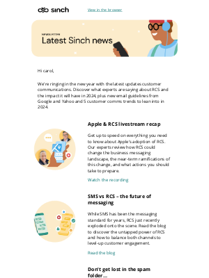 Sinch (Pathwire) - New year, new content!
