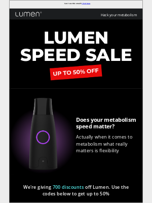 Lumen - Speed Sale - Up to 50% OFF Lumen