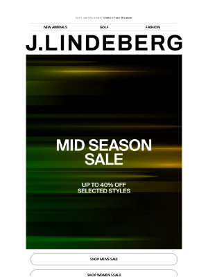 J.Lindeberg - Mid Season SALE