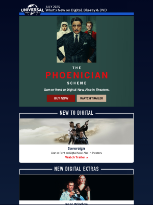 Universal Studios - Fresh Flicks & Must-See Series - Straight to Your Inbox, Evelyn! 🎥📺