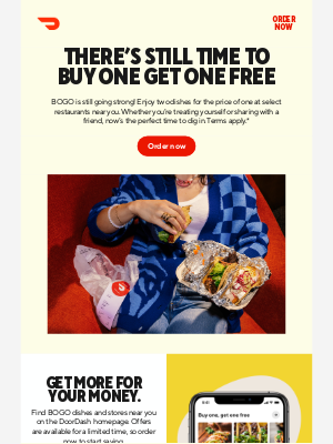 DoorDash - Don’t miss out—your BOGO deal is waiting.