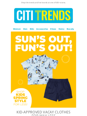 Citi Trends - Fun in the Sun! 🌞🩴
