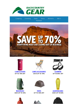 Backcountry Gear - New Price Drops - Get It While It Lasts!