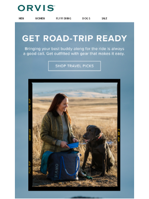 Orvis - Road-tripping with your dog? Start here.