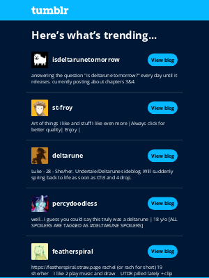 Tumblr - Need distractions? Try these on us.